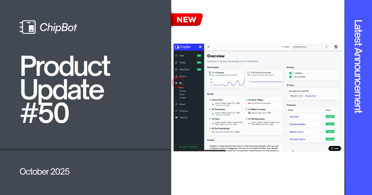 Update #50 — New Look, New Apps, Smarter AI